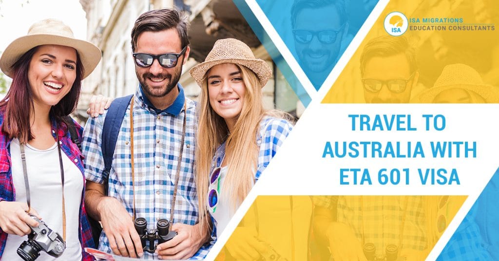 Travel to Australia with ETA 601 Visa